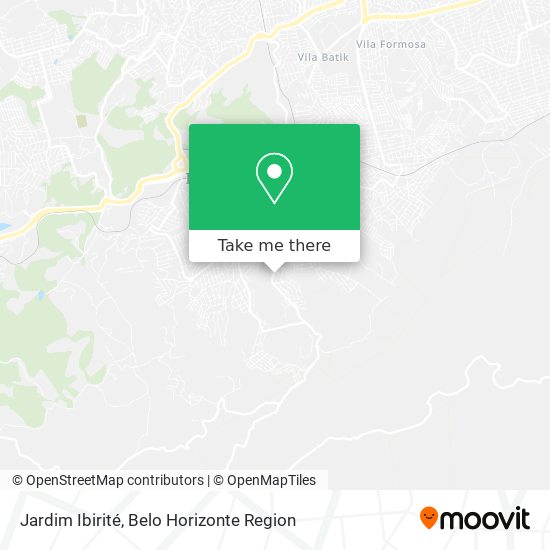 Jardim Ibirité map