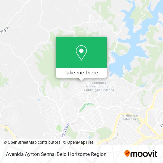 Avenida Ayrton Senna map