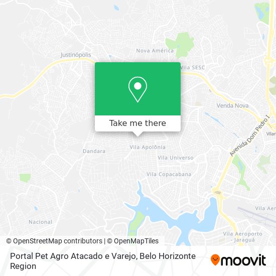 Portal Pet Agro Atacado e Varejo map