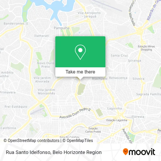 Rua Santo Idelfonso map