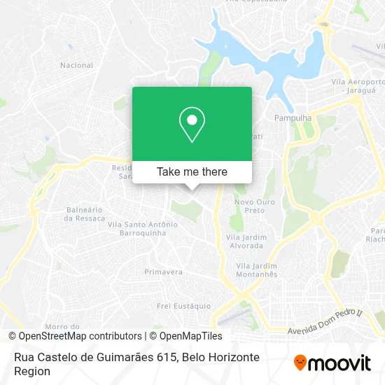 Rua Castelo de Guimarães 615 map