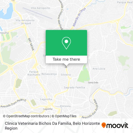 Clinica Veterinaria Bichos Da Familia map