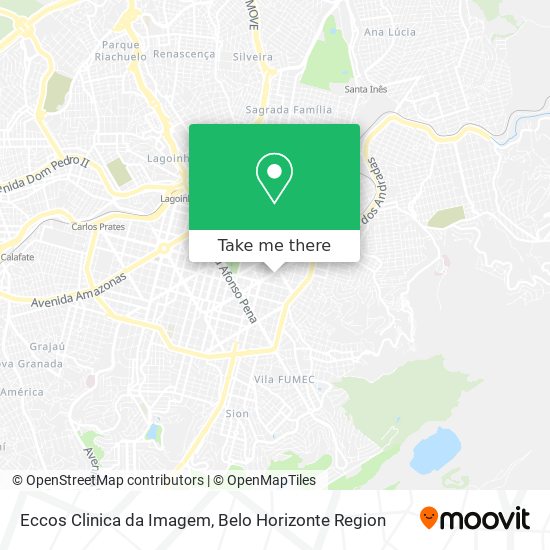 Eccos Clinica da Imagem map