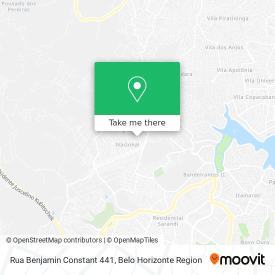 Rua Benjamin Constant 441 map