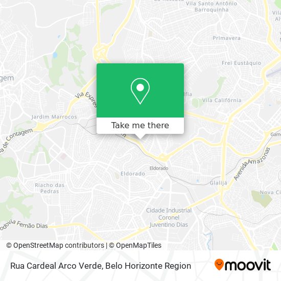 Rua Cardeal Arco Verde map