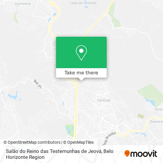 Salão do Reino das Testemunhas de Jeová map