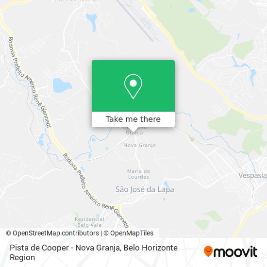 Pista de Cooper - Nova Granja map