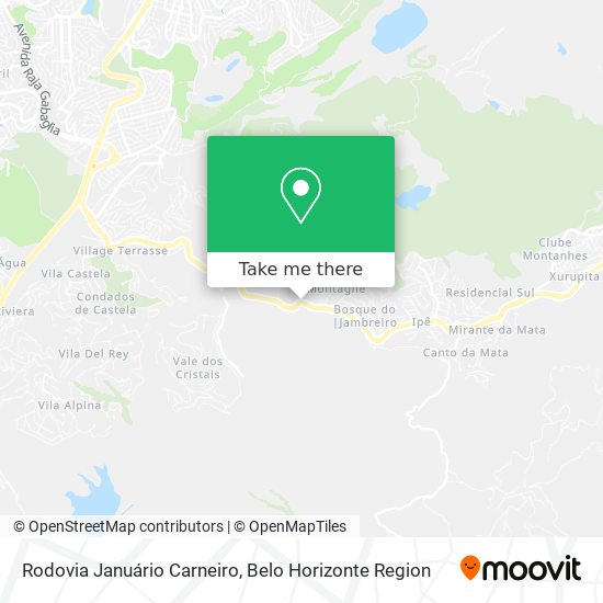 Rodovia Januário Carneiro map