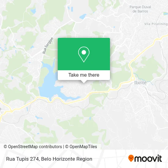 Rua Tupis 274 map
