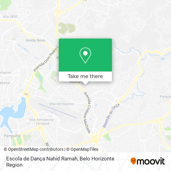 Mapa Escola de Dança Nahid Ramah