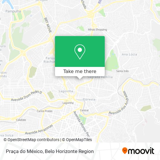 Praça do México map