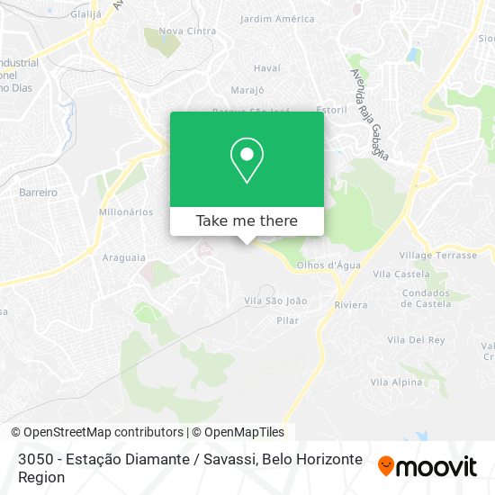 3050 - Estação Diamante / Savassi map
