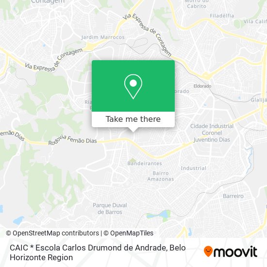 CAIC * Escola Carlos Drumond de Andrade map