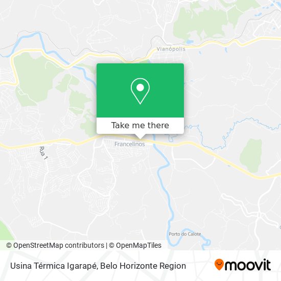 Usina Térmica Igarapé map