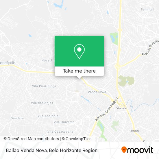 Bailão Venda Nova map