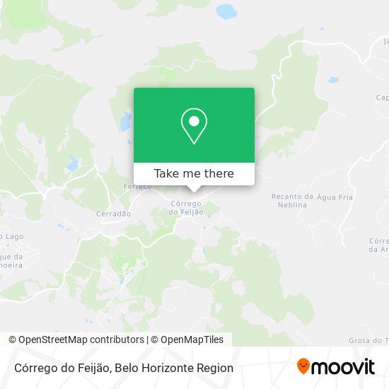 Córrego do Feijão map