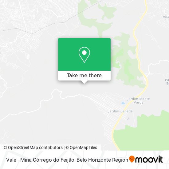 Vale - Mina Córrego do Feijão map