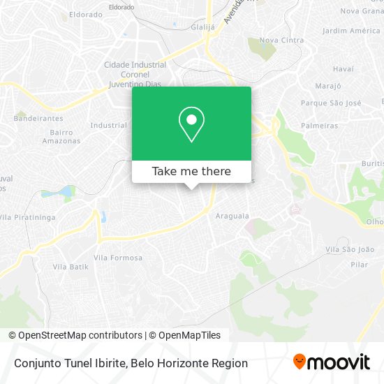 Conjunto Tunel Ibirite map