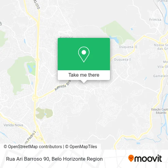 Rua Ari Barroso 90 map