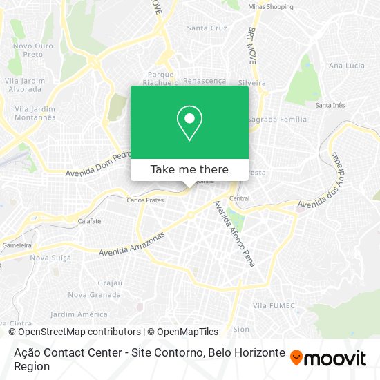Ação Contact Center - Site Contorno map