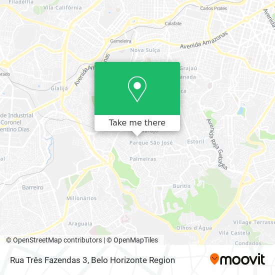Rua Três Fazendas 3 map