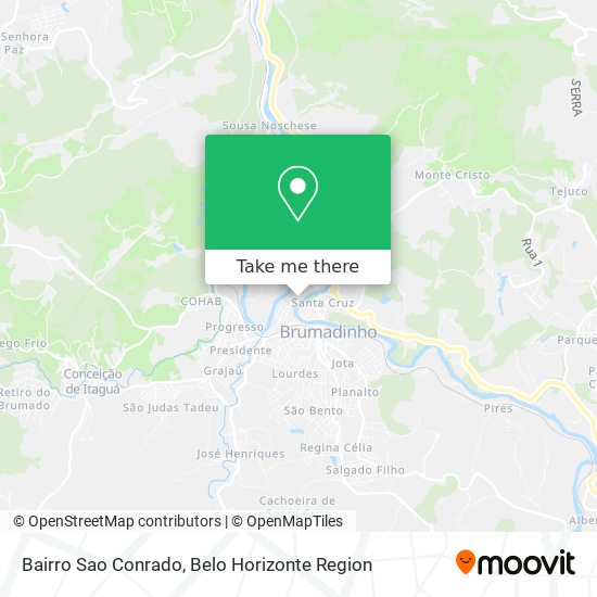 Bairro Sao Conrado map