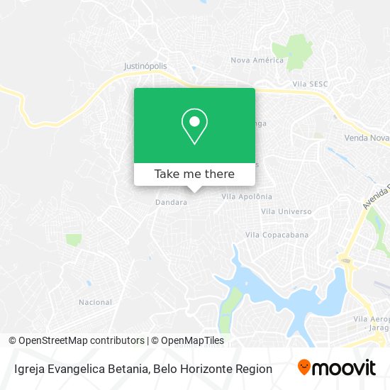 Igreja Evangelica Betania map