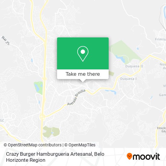 Crazy Burger Hamburgueria Artesanal map