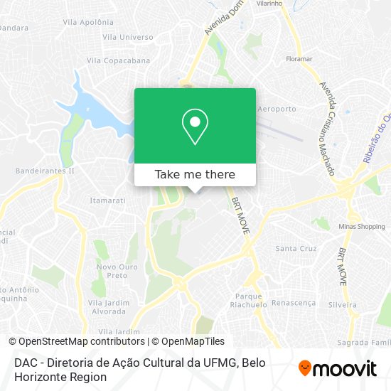 DAC - Diretoria de Ação Cultural da UFMG map