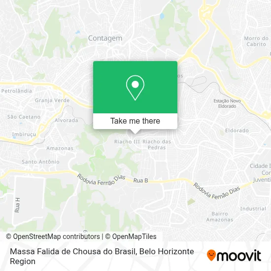 Massa Falida de Chousa do Brasil map