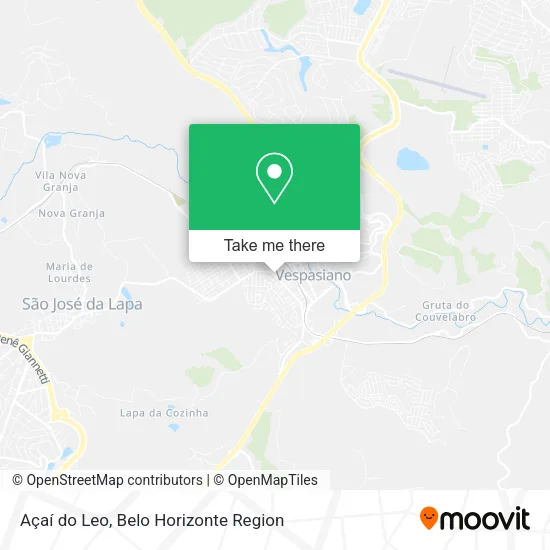 Açaí do Leo map
