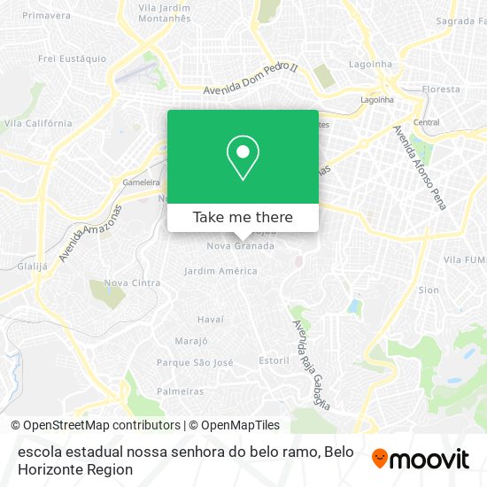 escola estadual nossa senhora do belo ramo map