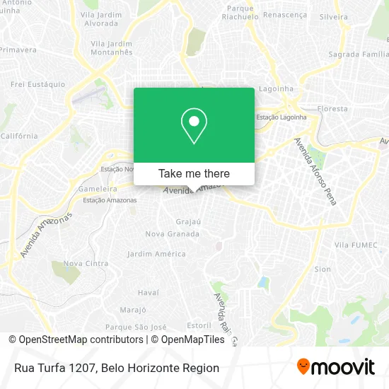 Rua Turfa 1207 map
