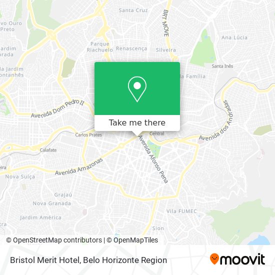 Bristol Merit Hotel map