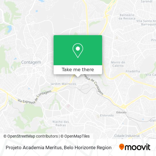 Projeto Academia Meritus map