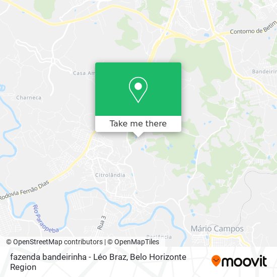 fazenda bandeirinha - Léo Braz map