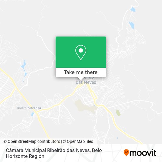 Câmara Municipal Ribeirão das Neves map