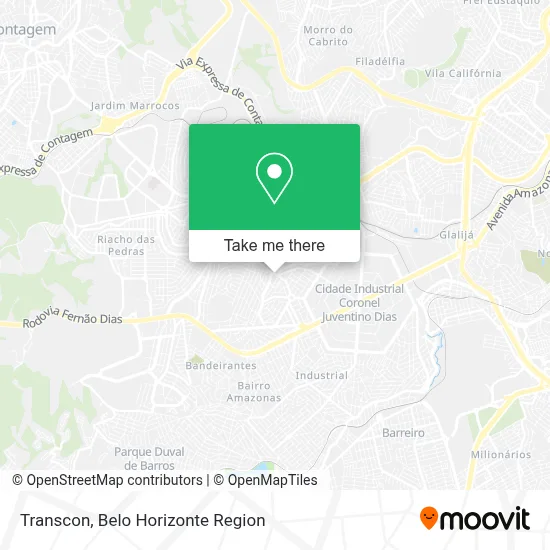 Transcon map