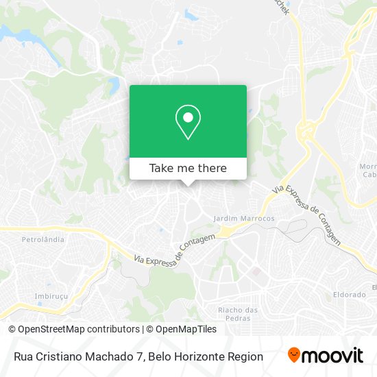 Mapa Rua Cristiano Machado 7