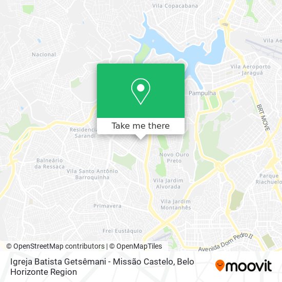Igreja Batista Getsêmani - Missão Castelo map