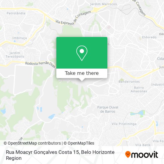 Rua Moacyr Gonçalves Costa 15 map