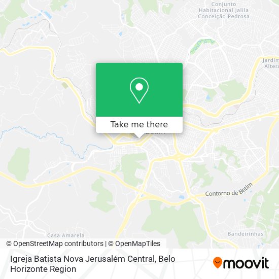Igreja Batista Nova Jerusalém Central map