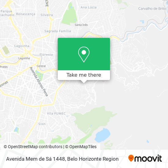 Avenida Mem de Sá 1448 map