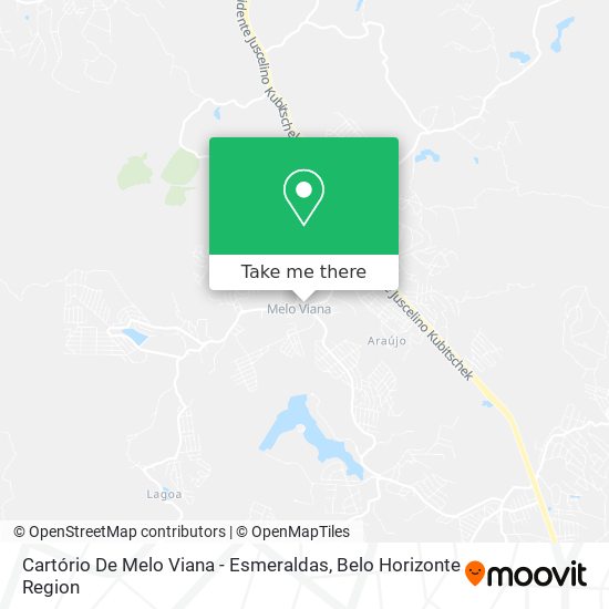 Cartório De Melo Viana - Esmeraldas map