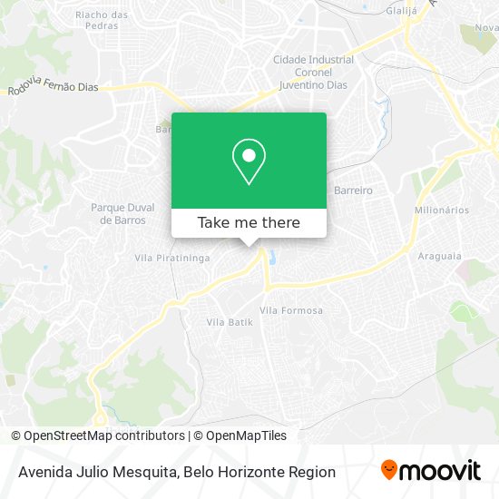 Avenida Julio Mesquita map