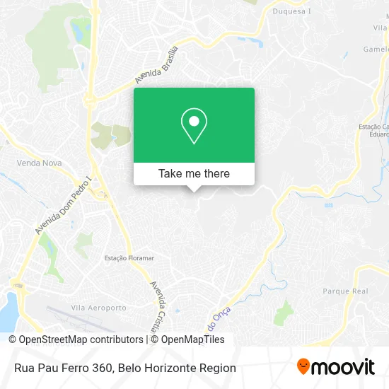 Rua Pau Ferro 360 map