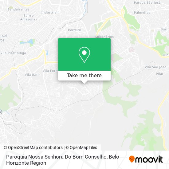 Paroquia Nossa Senhora Do Bom Conselho map