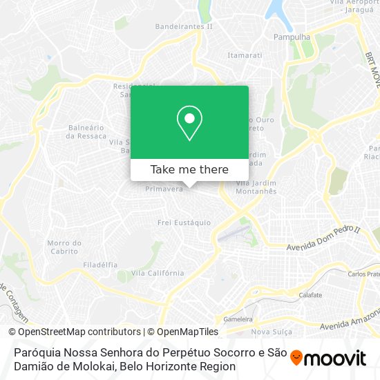 Paróquia Nossa Senhora do Perpétuo Socorro e São Damião de Molokai map