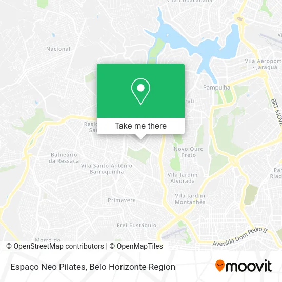 Mapa Espaço Neo Pilates