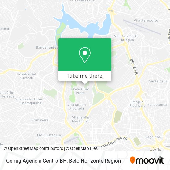 Cemig Agencia Centro BH map